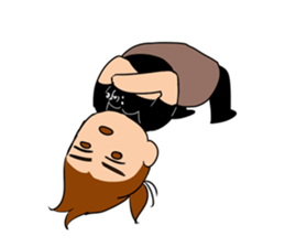 cafe clerk MIKA sticker #8997963