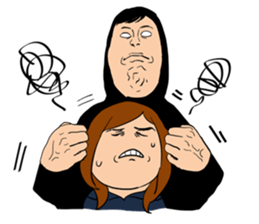 cafe clerk MIKA sticker #8997969