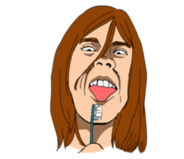 cafe clerk MIKA sticker #8997972