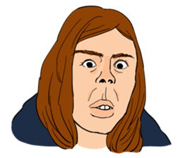 cafe clerk MIKA sticker #8997974