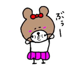 Message of the bear sticker #8998129