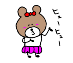 Message of the bear sticker #8998134