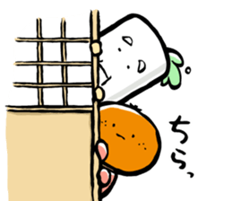 Kotatsu-Mikan & Ocha-Grandpa sticker #8998374