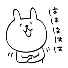 Can't stop! laughing rabbit sticker #8998416