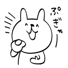 Can't stop! laughing rabbit sticker #8998419