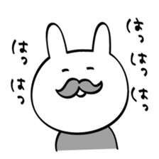 Can't stop! laughing rabbit sticker #8998428