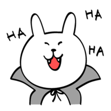 Can't stop! laughing rabbit sticker #8998429
