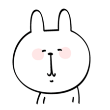 Can't stop! laughing rabbit sticker #8998440