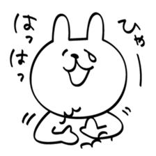 Can't stop! laughing rabbit sticker #8998446