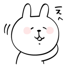 Can't stop! laughing rabbit sticker #8998449