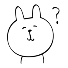 Can't stop! laughing rabbit sticker #8998451