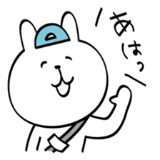 Can't stop! laughing rabbit sticker #8998454