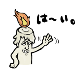 Mr.candle sticker #8998617