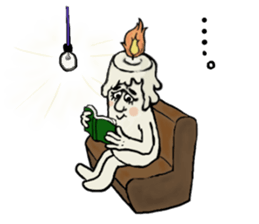 Mr.candle sticker #8998633