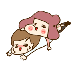 Extremely cute couple sticker #8999497