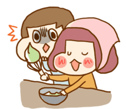 Extremely cute couple sticker #8999500