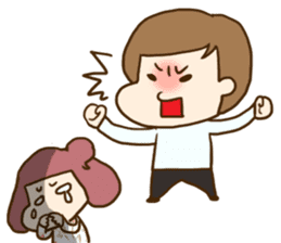 Extremely cute couple sticker #8999515