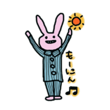 Poker face rabbits sticker #8999596