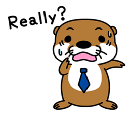 Otter poppa (English) sticker #9000018