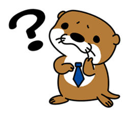 Otter poppa (English) sticker #9000023