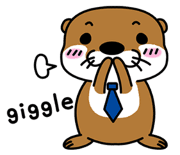 Otter poppa (English) sticker #9000026