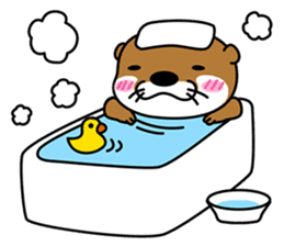 Otter poppa (English) sticker #9000033