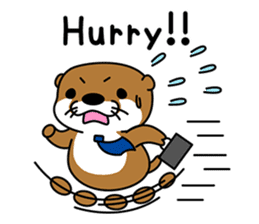 Otter poppa (English) sticker #9000035
