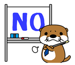 Otter poppa (English) sticker #9000038