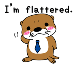 Otter poppa (English) sticker #9000048