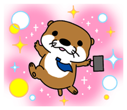 Otter poppa (English) sticker #9000049