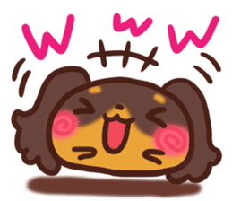 Daifuku-Wanwan sticker #9000280