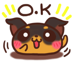 Daifuku-Wanwan sticker #9000285