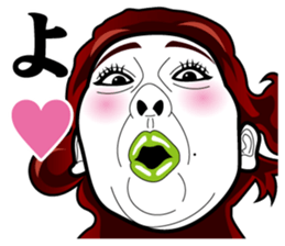 Strange face all stars 22. sticker #9000419