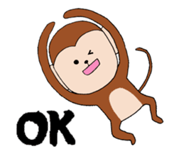 monkey sticker 2016 sticker #9000480