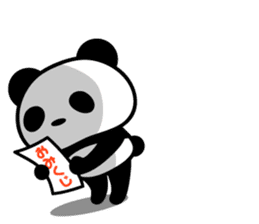 nobody but a panda 3 sticker #9000534