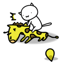 cat&parakeet3 sticker #9000544