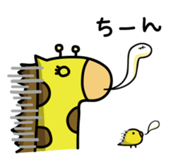 cat&parakeet3 sticker #9000561