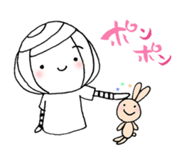 writing brush girl vol.9 sticker #9000616