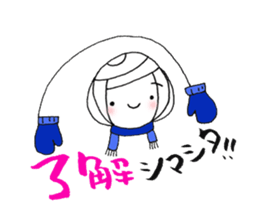 writing brush girl vol.9 sticker #9000621