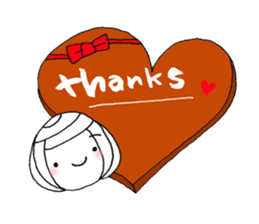 writing brush girl vol.9 sticker #9000624