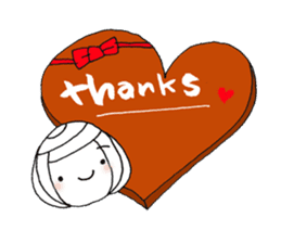 writing brush girl vol.9 sticker #9000624