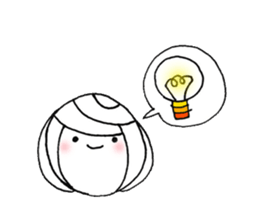 writing brush girl vol.9 sticker #9000634