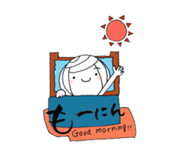 writing brush girl vol.9 sticker #9000640