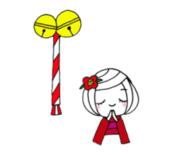 writing brush girl vol.9 sticker #9000653