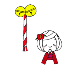 writing brush girl vol.9 sticker #9000653