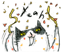 Meow mo cats 2 sticker #9000908