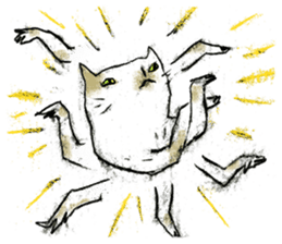 Meow mo cats 2 sticker #9000920