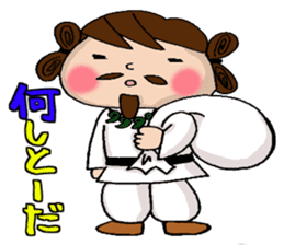 Tottori dialect Sticker of Odango U-ko sticker #9001226
