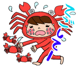 Tottori dialect Sticker of Odango U-ko sticker #9001237