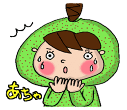 Tottori dialect Sticker of Odango U-ko sticker #9001243